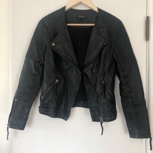 Top shop Faux-leather jacket